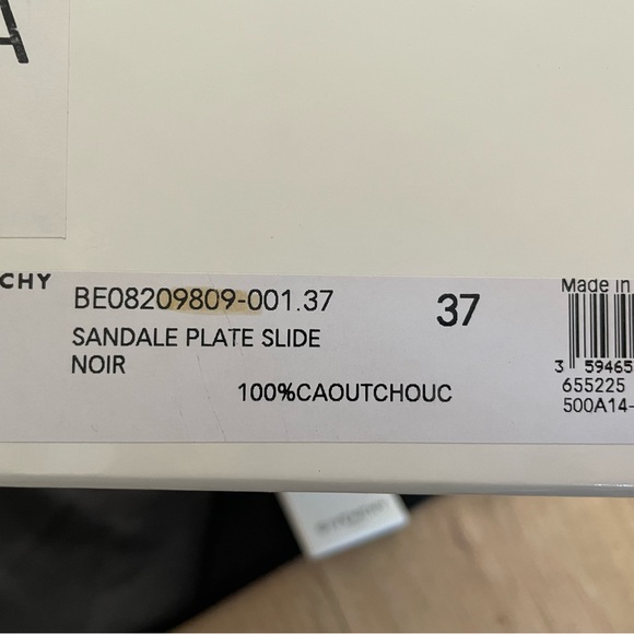 Givenchy Sandale Plate Noir size 7 - Picture 12 of 12